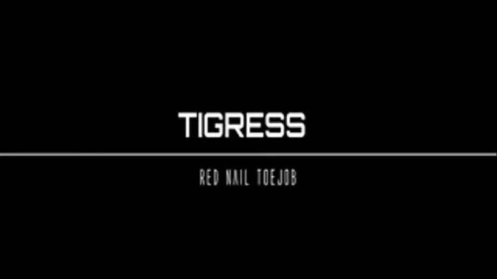 Tigress Red Nail Toejob