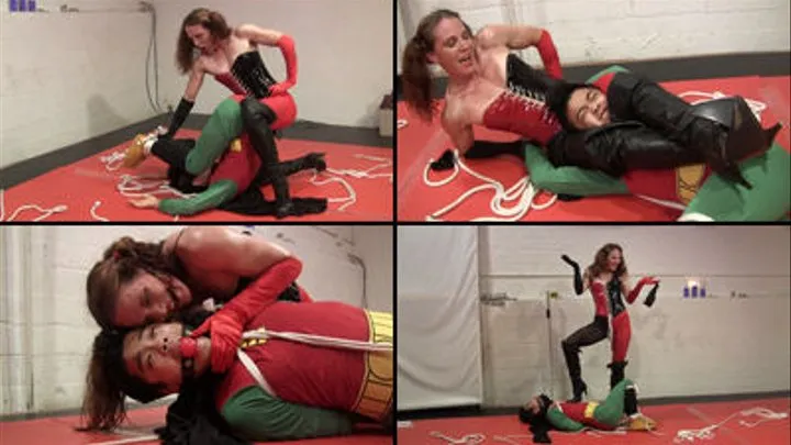 Villainess Triumph: VeVe Lane and Dachi. Bondage and Domination.