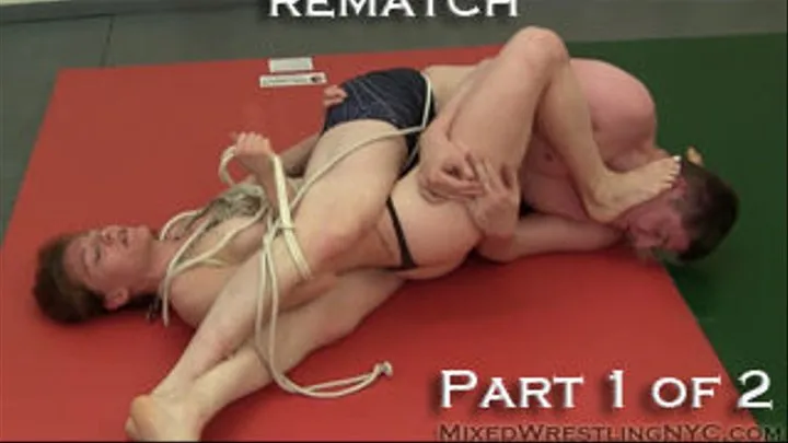 Mixed Bondage Wrestling REMATCH: VeVe vs Part 1 of 2