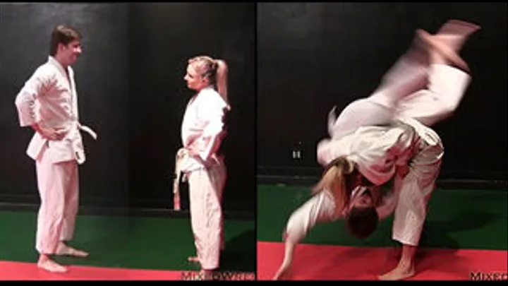 Toned Tommi's Judo Lesson.