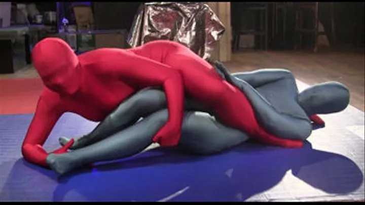 Female Zentai Wrestling: Minxy and Amazon Annie