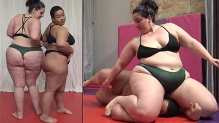 Ursa vs Jaylah Rai: BBW Competitive Facesit Pins Wrestling