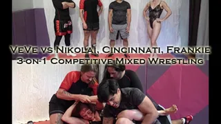 Steep Challenge! VeVe vs Nikolai, Cincinnati, Frankie: Competitive Pins vs Submissions 3-on-1 Match