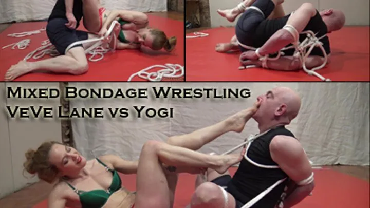 Bondage Wrestling: VeVe vs Yogi. Challenger #1