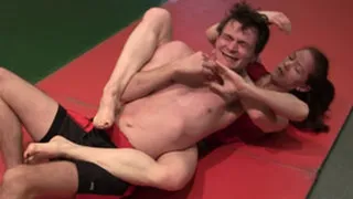 VeVe's Angry Nelsons Match: Competitive Mixed Wrestling.