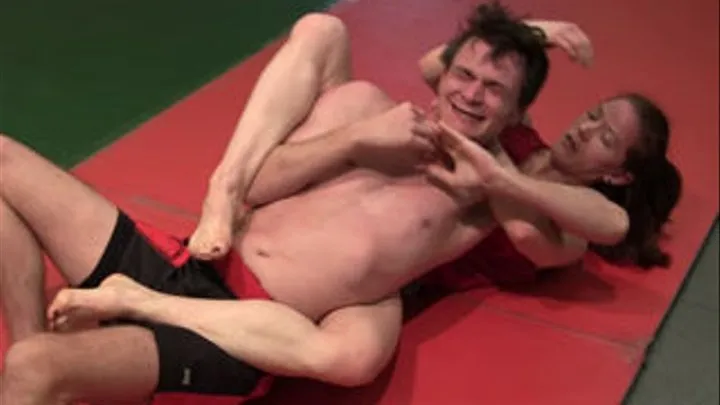 VeVe's Angry Nelsons Match: Competitive Mixed Wrestling.