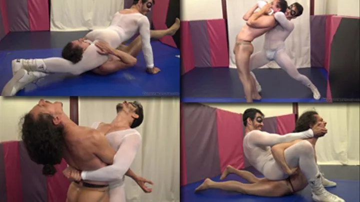 Diablo Dominates Rizzo: Mens Bodystocking vs Pantyhose Squash Match