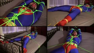 Diablo's Bed Bondage: Scene 2 (Superman Bodysuit)