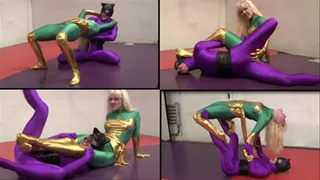Shiny Superheroine Cosplay Pro-Style: VeVe Lane & Safa Warda