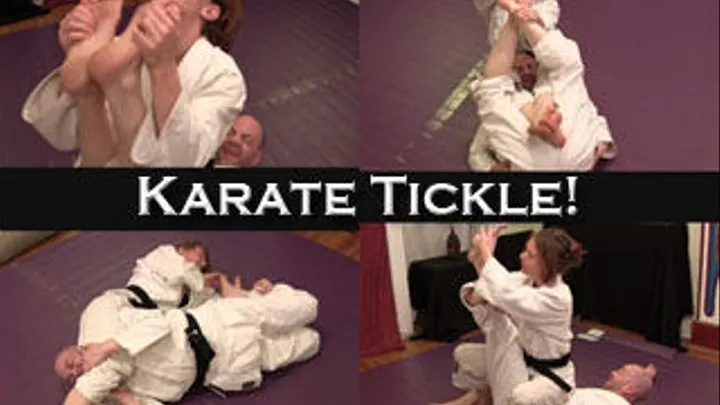 Karate Tickle with VeVe and Thrash.