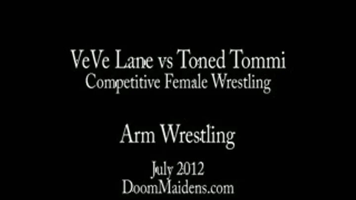 VeVe vs Toned Tommi, Round 4 (Arm Wrestling)