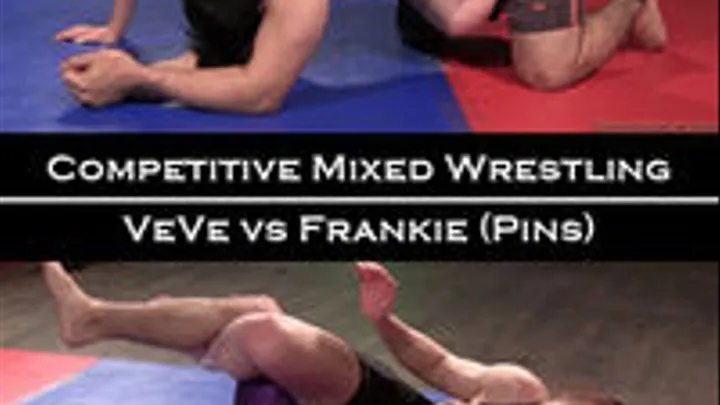 2 Matches: VeVe vs Frankie, May 2015. Competitive Mixed Wrestling.