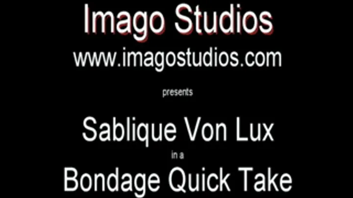 QT0113 Sablique Von Lux (is-qt-svl005) - MP4format