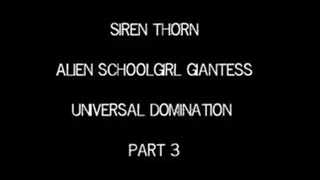 Goth alien schoolgirl giantess - Universal Domination pt. 3