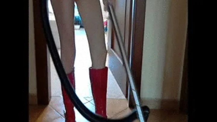 Red Boots Vacuuming - Bathrooms