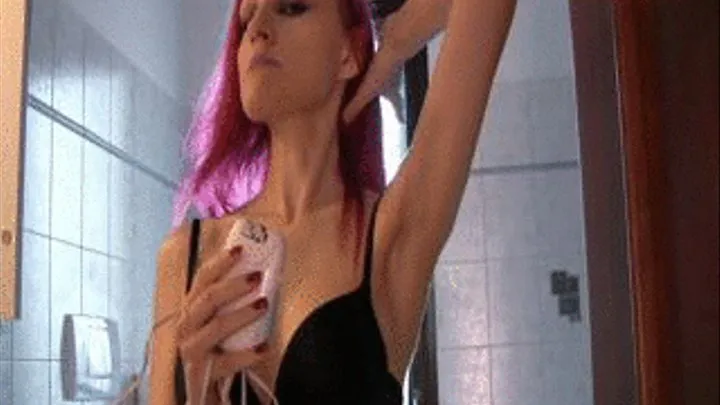 UNHAIRING MY SEXY ARMPITS