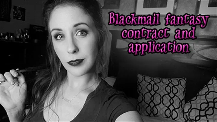 Blackmail fantasy contract & application