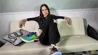 Rainbow sneaker kicks to your balls [ ]