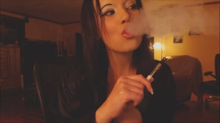 Black lingerie short vaping clip