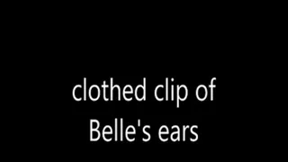 clothed clip of Belle's ears
