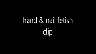 Hand & nail fetish clip