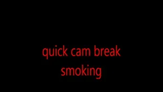 quick cam break smoking