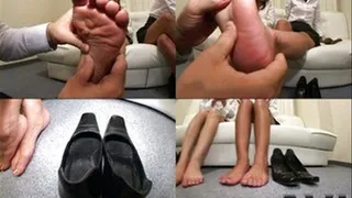 Demanded To Worship Pantyhosed Feet - BYD-003 - Part 4 (Faster Download - )