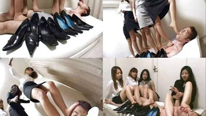 Gagging Every Lady's Foot Trampling His Body - BYD-028 - Full version ( - AVI Format)