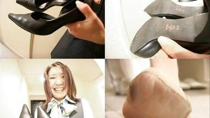 Office Girl Flaunts Her Well Loved Office Shoes - BYD-026 - Full version ( - AVI Format)