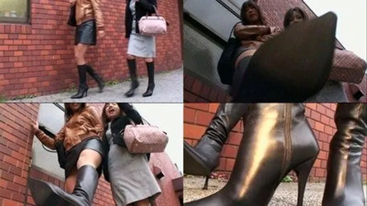 Walking In The Streets In High Heeled Boots - BYD-005 - Part 1 ( - AVI Format)