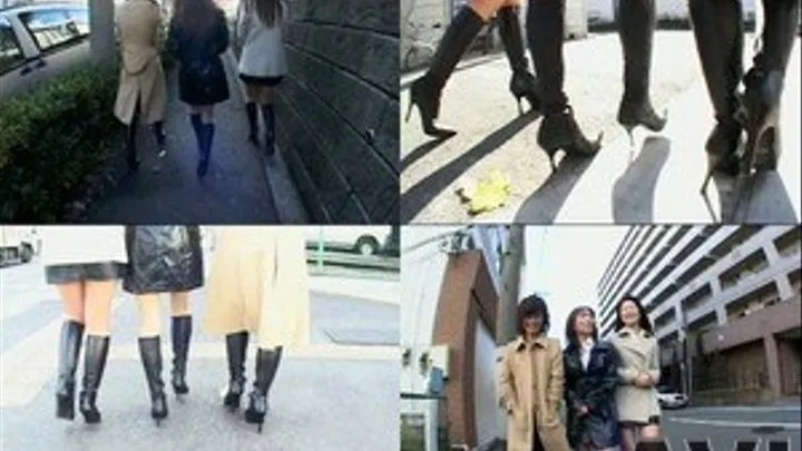 Ladies Wear Heeled Boots While Out and About - BYD-006 - Part 1 (Faster Download - )