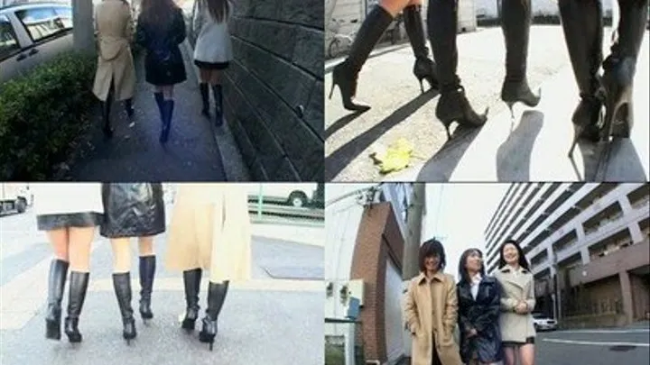 Ladies Wear Heeled Boots While Out and About - BYD-006 - Part 1 ( - AVI Format)