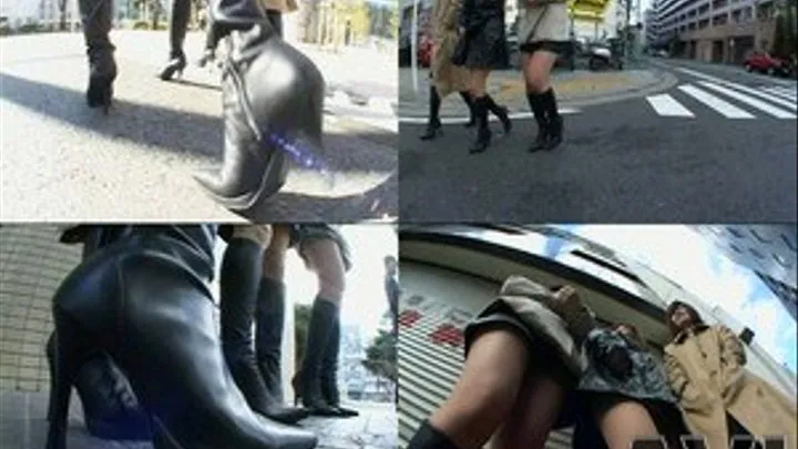 Ladies Wear Heeled Boots While Out and About - BYD-006 - Full version (Faster Download - )