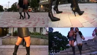 Walking In The Streets In High Heeled Boots - BYD-005 - Part 8 ( - AVI Format)