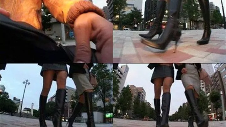 Walking In The Streets In High Heeled Boots - BYD-005 - Part 7 ( - AVI Format)