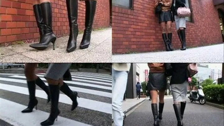 Walking In The Streets In High Heeled Boots - BYD-005 - Part 2 ( - AVI Format)