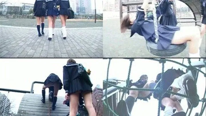 Schoolgirls Play at The Park - BYD-022 - Part 1 ( - AVI Format)