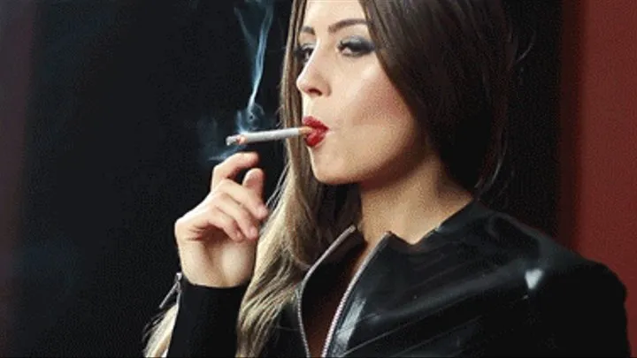 Amanda heavy smoking in latex