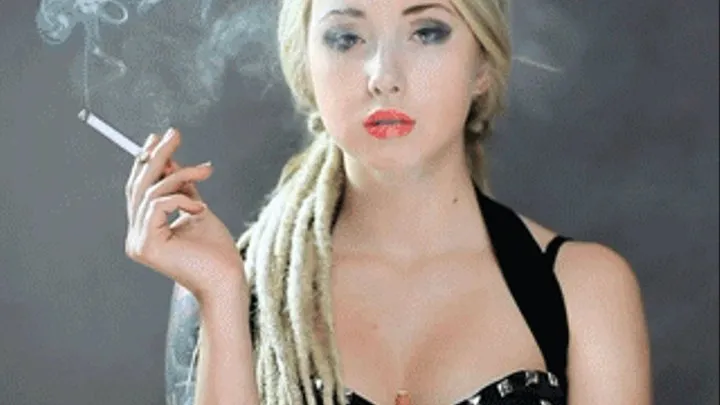 Claudia Smoking Rebel Girl