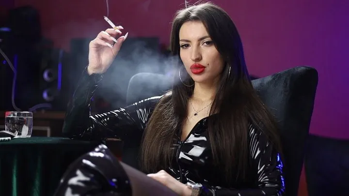 Ksenia smoking goddess 2