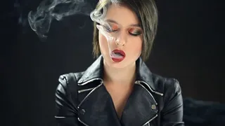 Leather smoking models compilation