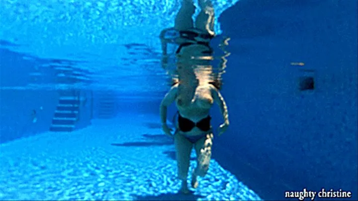 Big Floating Boobs Underwater