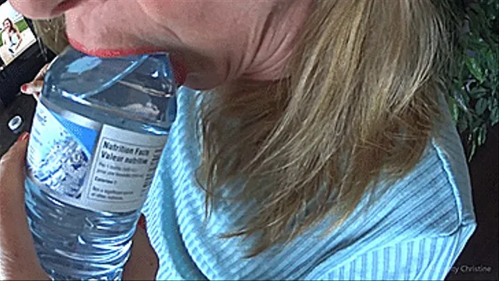 Pretend this Water Bottle Is Your Big Hard Cock .