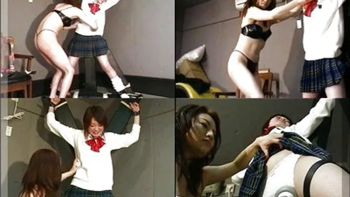 Schoolgirl Tickled & Vibrated! - Part 2 ( - AVI Format)