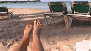 DANA BAREFOOT ON THE BEACH - full movie