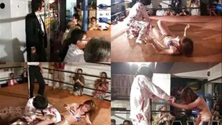 Zombie Looking Man Beats Up Opponent - CFLD-017 - Part 1 (Faster Download - )