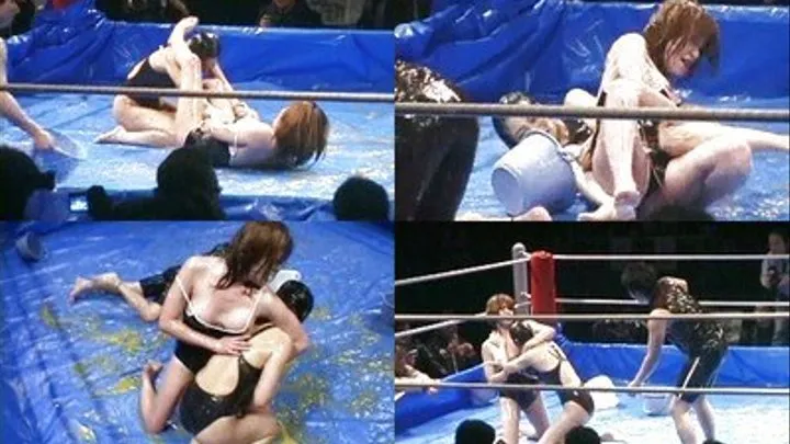 Ladies Wrestle In A Wet Ring - CFLD-013 - Part 2 ( - AVI Format)