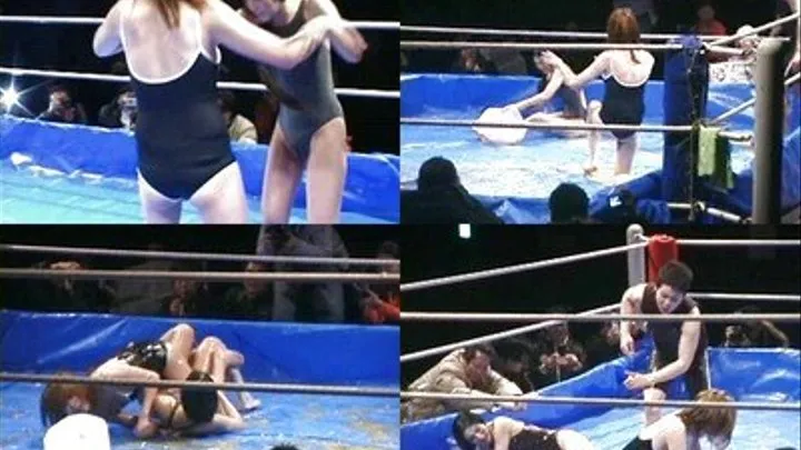 Ladies Wrestle In A Wet Ring - CFLD-013 - Part 1 ( - AVI Format)