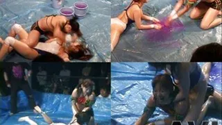 Ladies Fight Inside A Slipper Ring - CFLD-023 - Part 2 (Faster Download - )