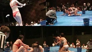 Sexy Femfighters Smash Each Other's Body In Wet Ring - CFLD-029 - Part 1 ( - AVI Format)